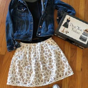 Urban Outfitters flower lace skirt